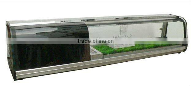 Refrigerated sushi showcase