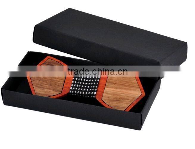 2016 Novelty Solid Good Bamboo Wood Bow Tie For Men Classic Wood Bowties Neckwear Creative 3D Handmade Butterfly Wood Tie