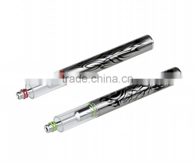 High quality 510 thread Hemp Oil CBD vape pen with Metal tip Glass tank