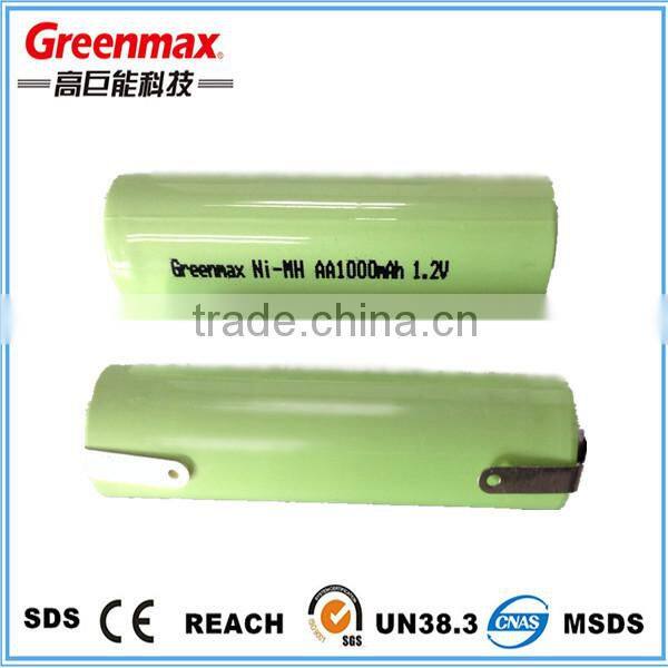 300mah ~ 1000mAh Aaa 1.2v Nimh Battery
