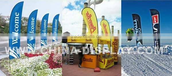 Expo Advertising Double Sided Full Color Flag Banner