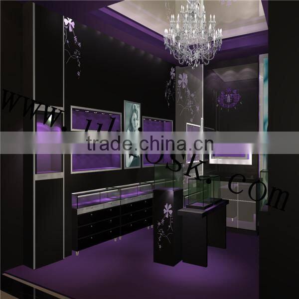 Manufacture glass jewelry display cases wholesale