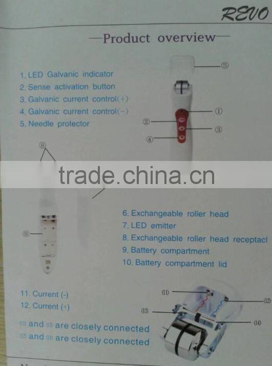 Photon micro needle 540 pins dns derma roller tm-089