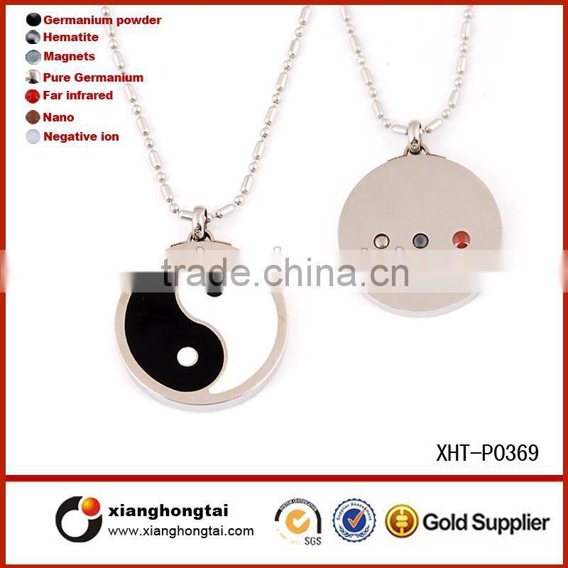 Scalar Energy Custom Stainless Steel jewelry logo tags