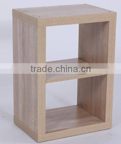 2016 HOT ! DIY MELAMINE MDF modular wooden cube bookcase