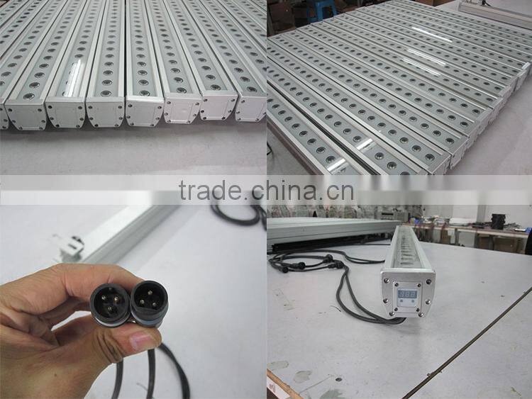 Outdoor RGB in 1 dmx 512 led wall washer stage light bar