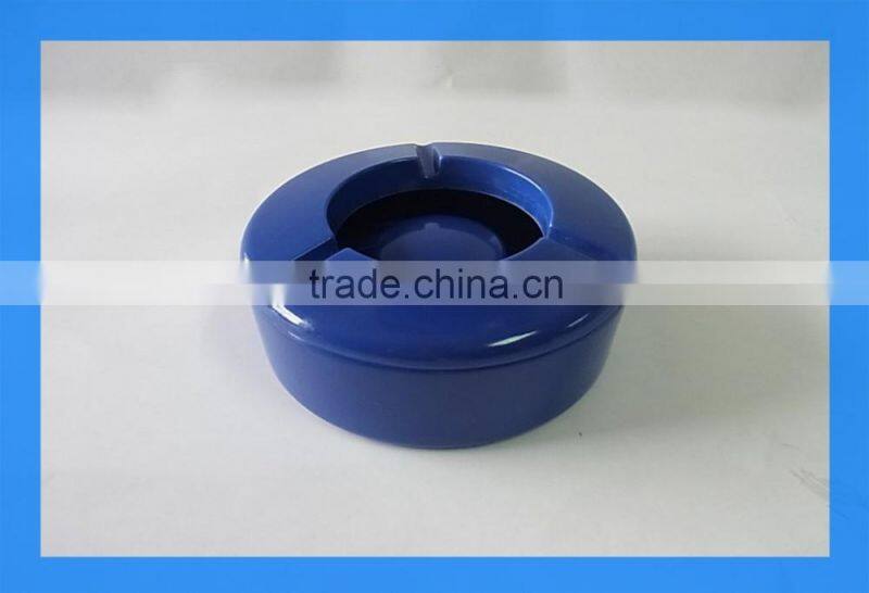 DCA009139BLUE Shiny Blue color melamine ashtray, melamine cigarette ashtray, round ashtray