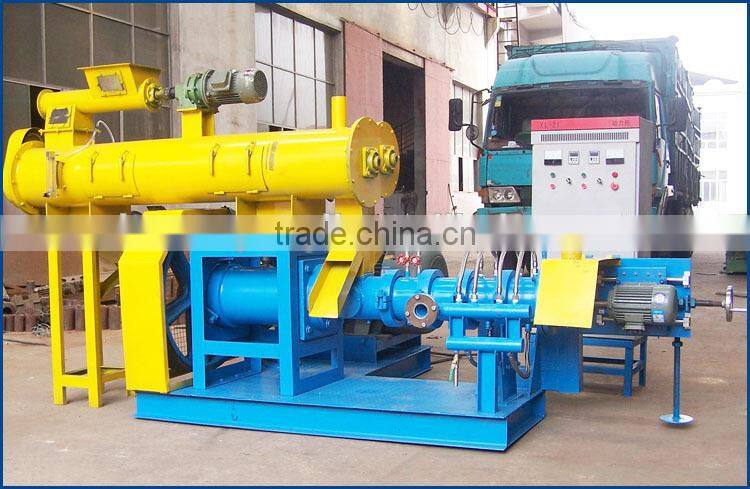 Fish feed machinery, fish feed making mill extruder machine, floating fish feed pellet machine