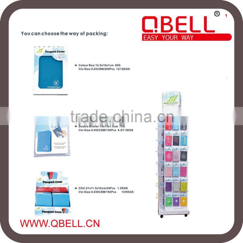 Customized Colour PU Passport Cover