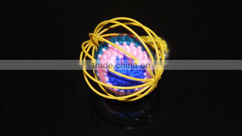 metal cat ball toy