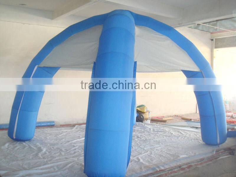 Hola rectangle grey inflatable tent camping