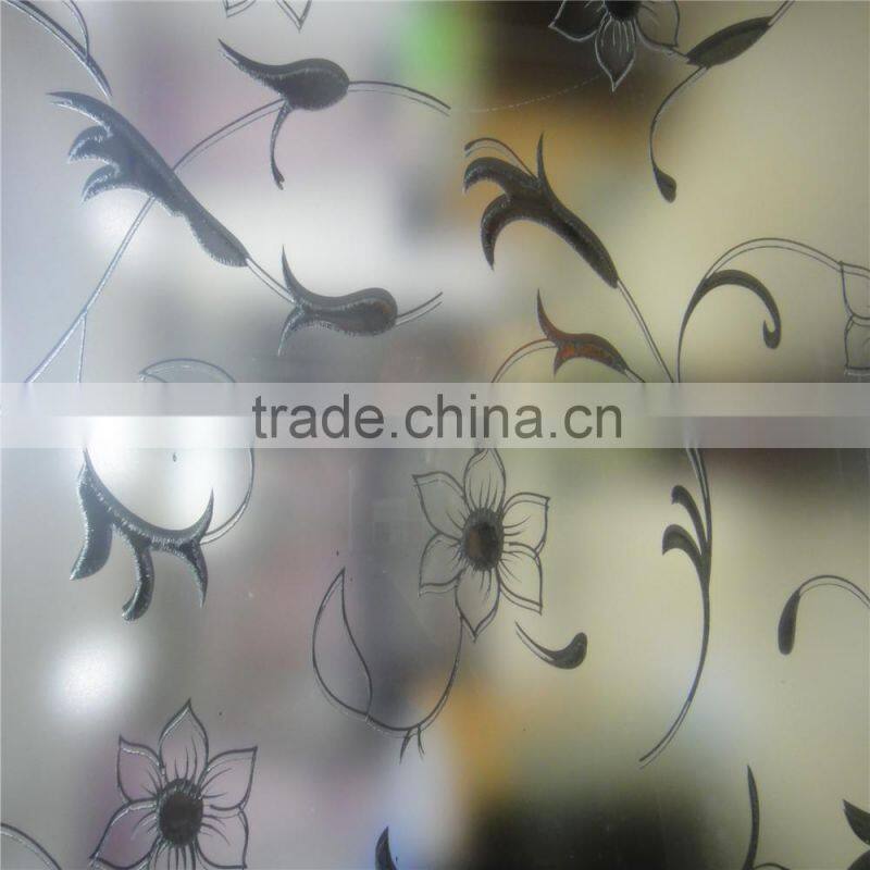 safety acid etched tempered glass price