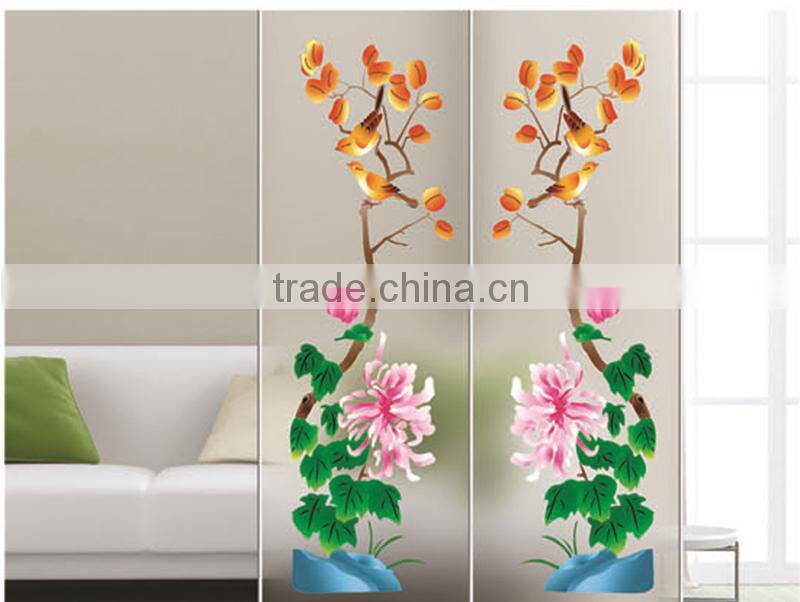 Top quality interior frosted art doors glass