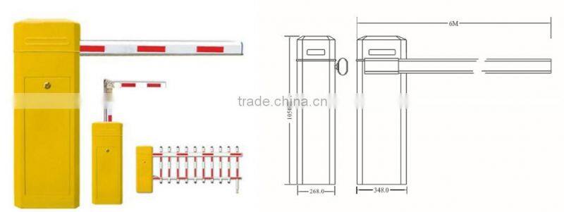 Toll automatic & manual barrier boom gate fast open