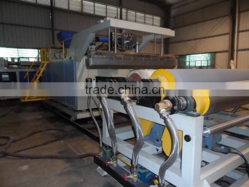 PE blowing film machine for bottom of baby diaper with cooling machine