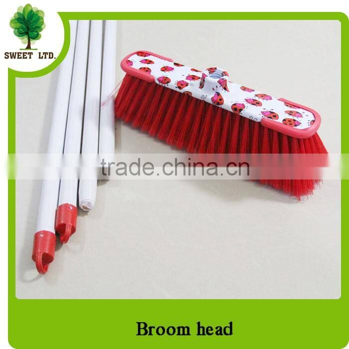 Wholesales plastic broom /brush with wooden mop stick