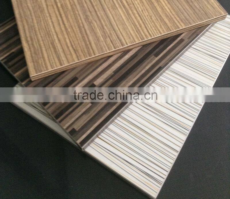 High Glossy UV Board in Wood Grain Color for Kitchen Cabinet ,Wardrobe