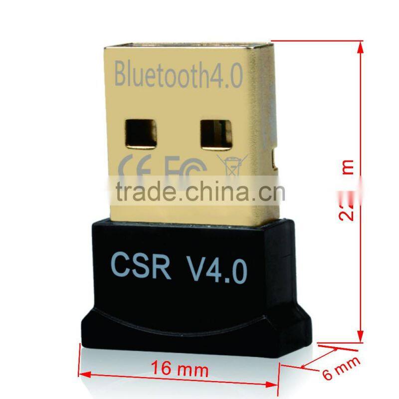 Mini USB dongle Bluetooth 4.0 CSR chipset adapter