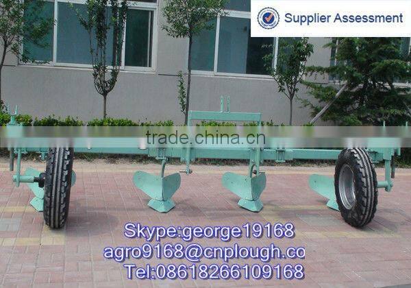 Farm implement 3 rows four plows ridger for farm ridging