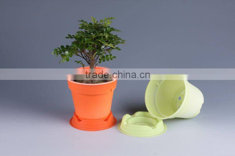 Biodegradable disposable eco friendly plastic flower pot