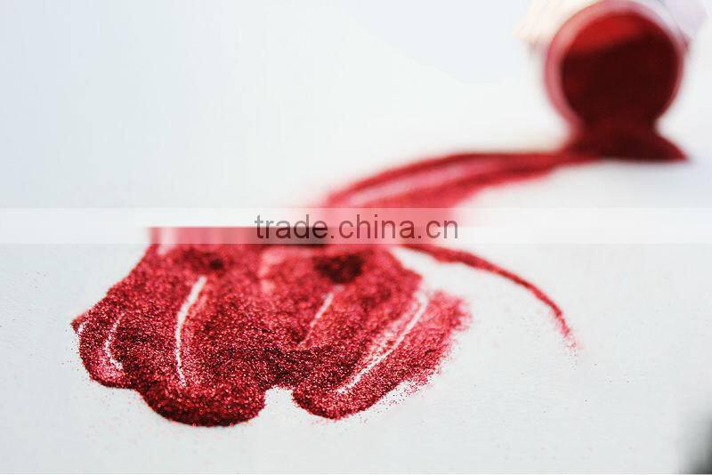 custom color and size craft glitter powder for scrapbook