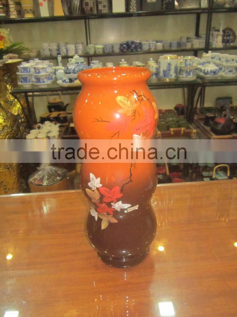 Vietnam lovely ceramic lacquer vase
