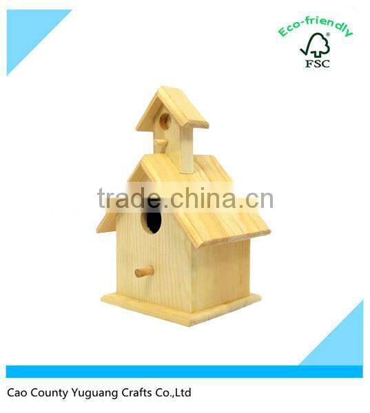 Custom Christmas Decorative Wooden Bird House