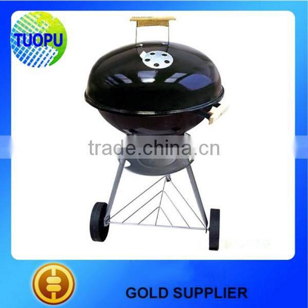 Outdoor Portable BBQ Grill,Charcoal BBQ Grill with Red/Black Cover