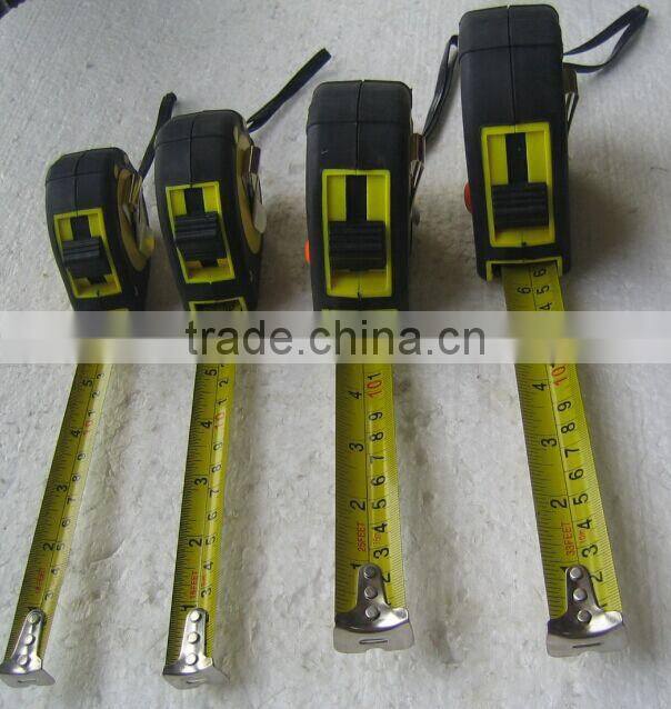 manufactured in china metric blade rubber cover auto power lock tape measure instruments