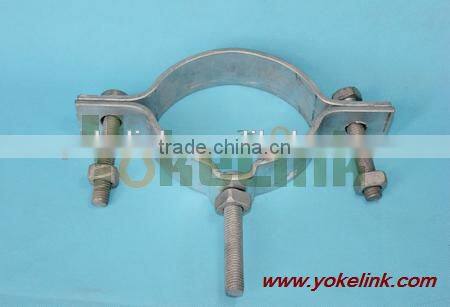 Secondary Rack Pole Mounting Bands galvanized steel pole band for pole line hardaware