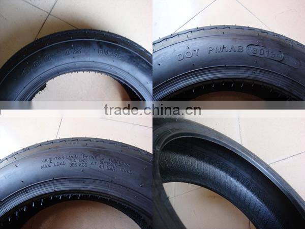 4.80-12 trailer tire wheel tipping boat road tractor tire wheel lawn garden go kart atv