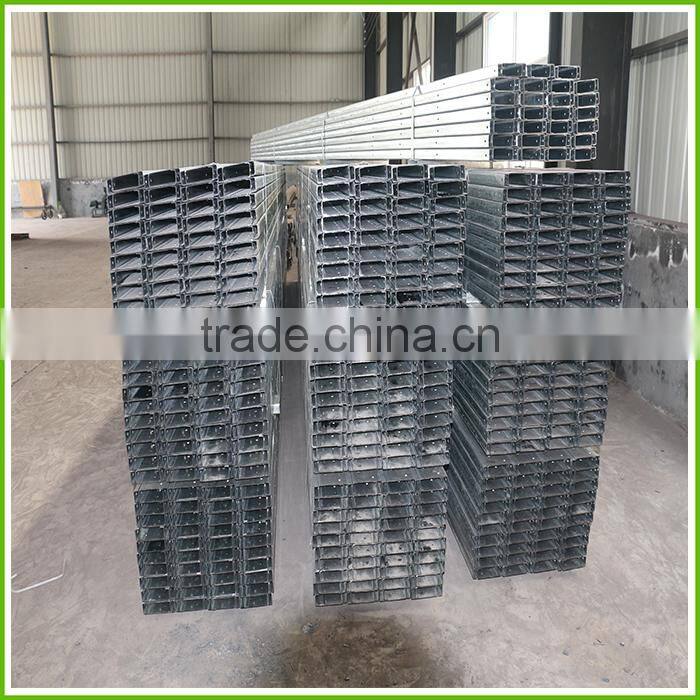 Galvanized C Type Channel Shape Steel for solar bracket