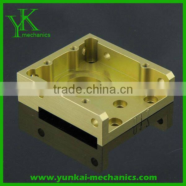 Precision cnc machining brass automobile part china factory