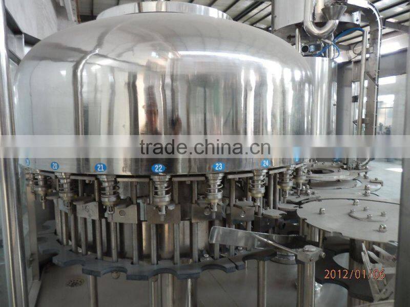 Small bottle industrial water filling plant