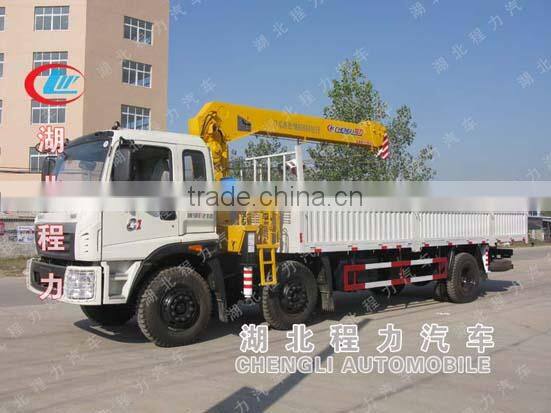 Foton cargo crane truck, 6x2 container truck crane,truck mounted telescopic crane