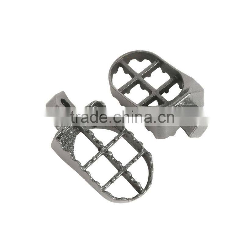 Iron Footpeg Footrest For Kawasaki KDX250 125 250 91-96 KX500 91-03 KDX 200 220