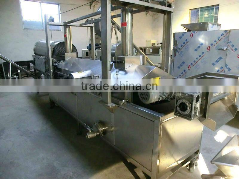 continous belt fryer/ continous deep fryer/potato chips fryer
