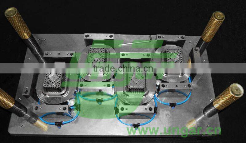 Multi Cavities Productive UNGAR Aluminium Foil Container Making Machine Punch Forming Mould with Pneumatic System for Container