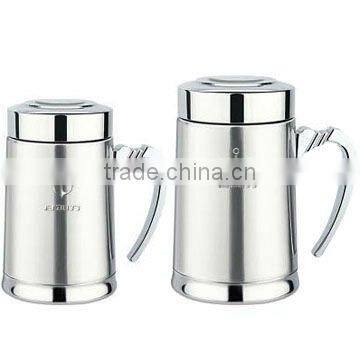 Large Three capacity offer travel mug thermo mug stainless steel ss travel vacuum flask cup ZZTB-20