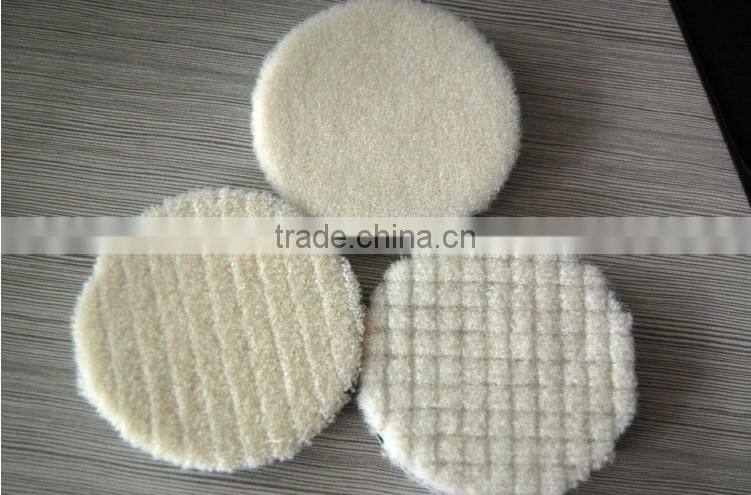 Wool + foam car polishing pad factory high quality