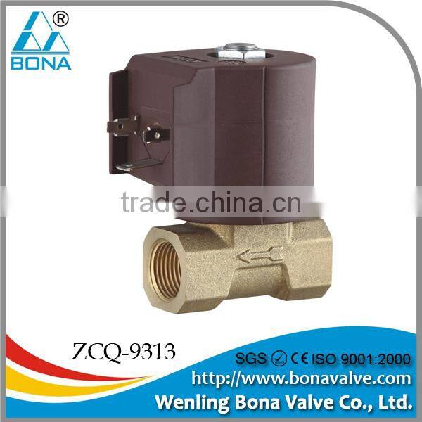 3/8 brass automatic welding machine12V 24V steam solenoid valve ZCQ-9313