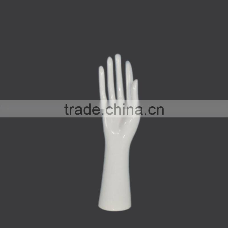 Jewelry and wallet display female fiberglass mannequin hand