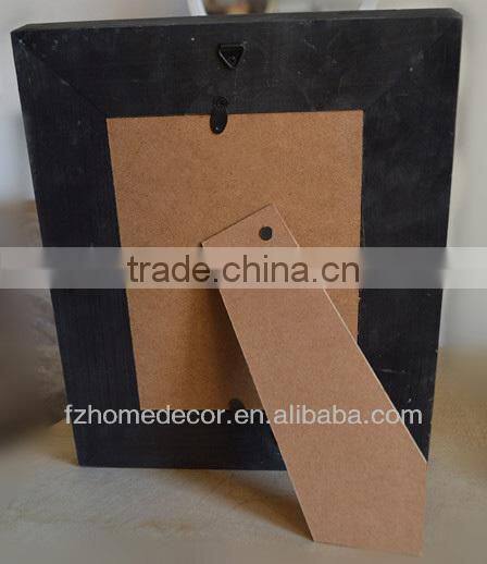 2016 new style antique standing wooden photo frame with multi openings