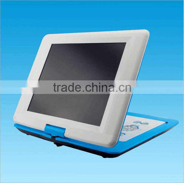 Newest Portable EVD 14.1-inch 1080p HD screen Wholesale portable DVD VCD Players with TV