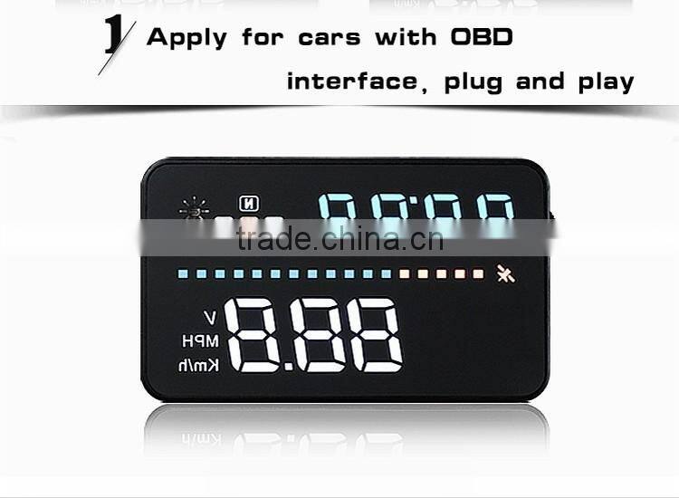 Universal Head Up Display With GPS 3.5 inch Screen HUD For Car Auto Speed Monitor For Wholesale