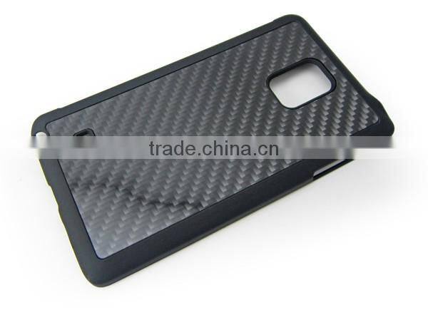 Real carbon fiber mobile phone case for samsung note edge
