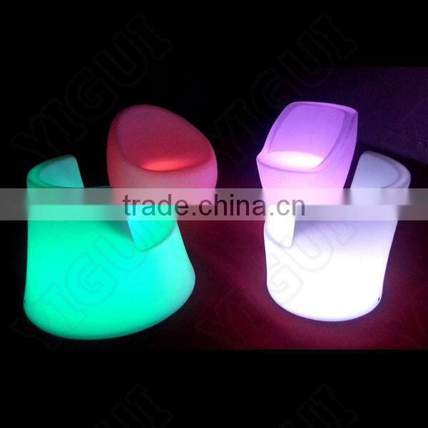 hot sale modern life elegant chairs / romantic colorful PE& led bar chairs