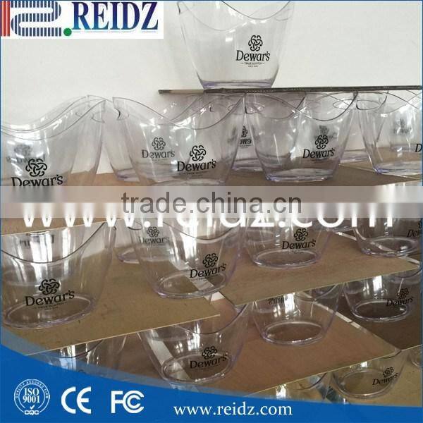 2014 New design factory price Oval plastic ice bucket
