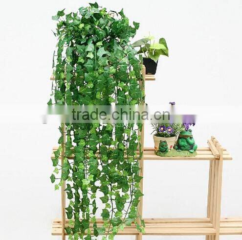 1m to 2.2m long EZ09 0109 new decoration artificial flanged plastic black green hanging bushings square