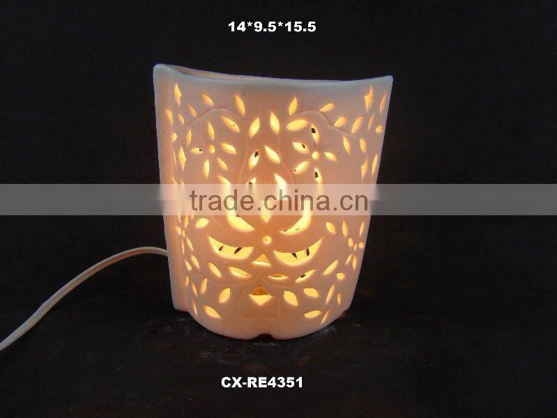 Ceramic oil burner-Constant Temperature Electric Ceramic Wax Warmer for Soy Wax